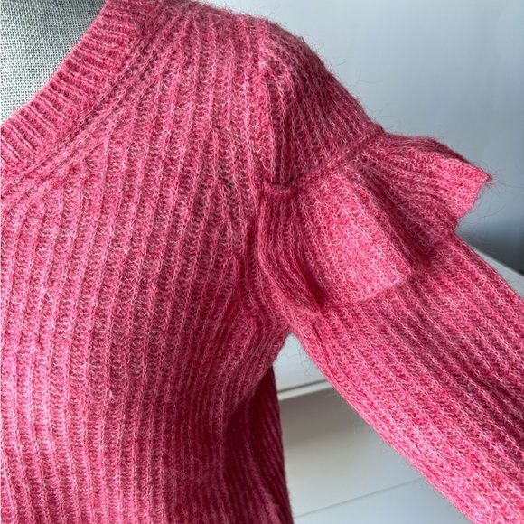 NWT Rebecca Taylor La Vie sweater, size XS, rose hip colour - Picture 2 of 6